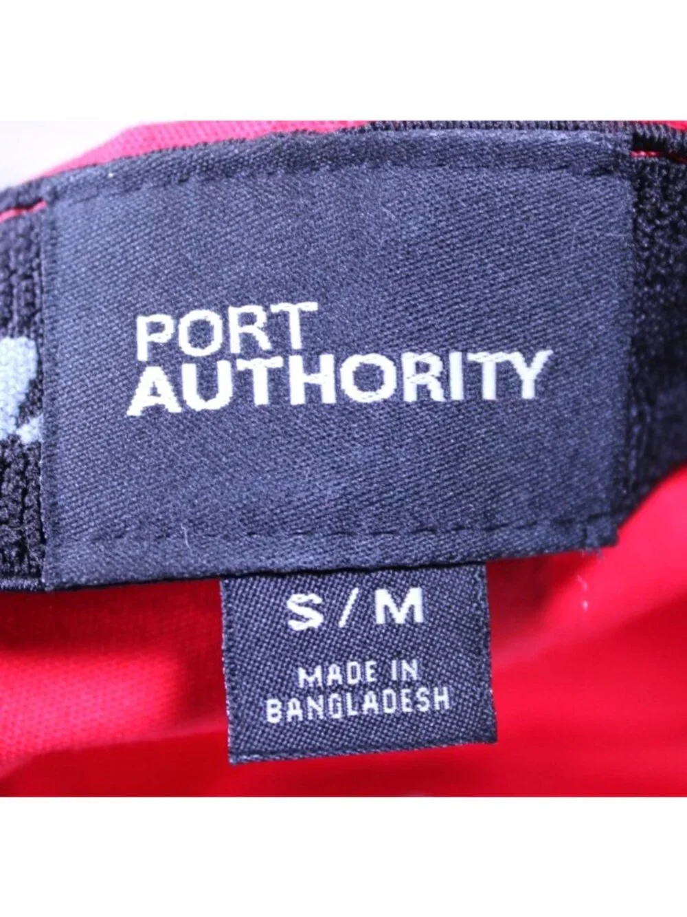 Port Authority Red GF Trident Logo FlexFit Hat Cap S/M